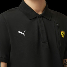 Günstige Ferrari Polo-Shirt F1 Team Leclerc Hamilton Puma Schwarz 701223470-002