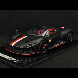 Ferrari Daytona SP3 Serie Icona Charles Leclerc 2022 Matt Black Nero Opaco 1/12 BBR Models BBR1217CL