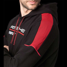 Porsche Hoodie Motorsport 4 Collection black / red WAP124NFMS - men