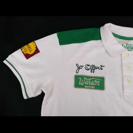 Jo Siffert Polo-Shirt n° 29 Warson Weiß / Green Grün - herren