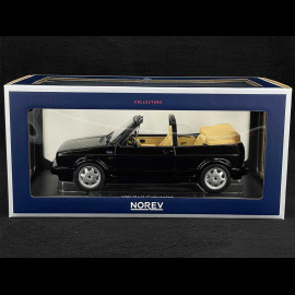 Volkswagen Golf Cabriolet 1992 Black 1/18 Norev 188568