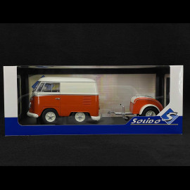 Volkswagen Bulli T1 Kool Kombi 1950 Orange / Weiß 1/18 Solido S1810902