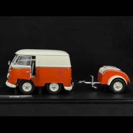 Volkswagen Bulli T1 Kool Kombi 1950 Orange / Weiß 1/18 Solido S1810902