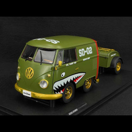 Volkswagen Bulli T1 Kool Kombi Army Fighter 1950 Grün 1/18 Solido S1810901