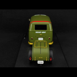 Volkswagen Bulli T1 Kool Kombi Army Fighter 1950 Grün 1/18 Solido S1810901