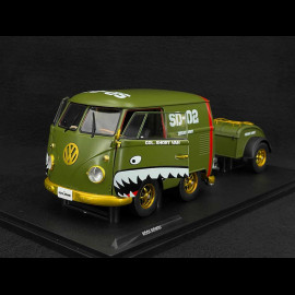 Volkswagen Bulli T1 Kool Kombi Army Fighter 1950 Grün 1/18 Solido S1810901