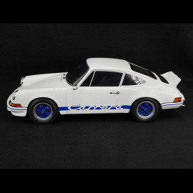 Porsche 911 Carrera RS 2.7 1973 Weiß / Blaue Streifen 1/12 GT Spirit GT921