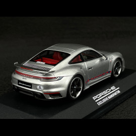 Porsche 911 Turbo Type 992 First Turbo Sonderwunsch GT Silber 1/43 Spark WAP0201610STFT