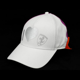 Ferrari Hat Low Price I Love Ferrari F1 Team Leclerc / Hamilton White / Purple 43524 - Kids