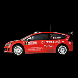 Citroën Kit C4 WRC Sieger Rallye Monte-Carlo 2008 Loeb 1/8 Bausatz Ixo Models