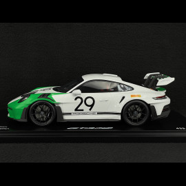 Porsche 911 GT3 RS Type 992 2024 Tribute to Jo Siffert Weiß / Grün 1/18 Spark WAP0215100SGT3