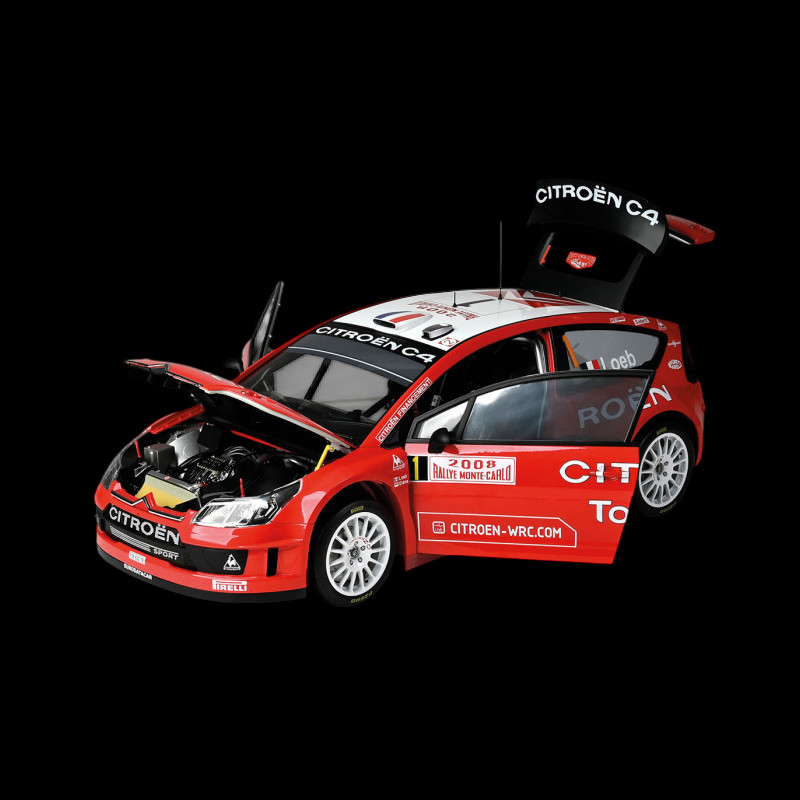 Citroën ASSEMBLED Kit C4 WRC Winner Rallye Monte-Carlo 2008 Loeb 1/8 Models