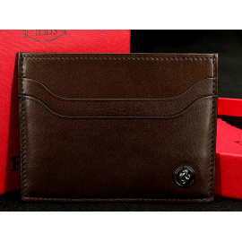 Ferrari Card Holder Tod's Brown Leather L2758