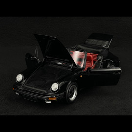 Porsche 911 Carrera 3.2 Cabriolet 1983 Black 1/18 Minichamps 100063035