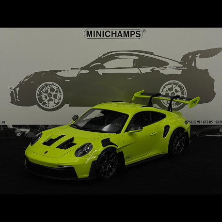 Porsche 911 GT3 RS Type 992 2023 Acid Green 1/18 Minichamps