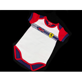 Ferrari Baby Romper Set F1 Team Leclerc / Hamilton Blanc Red 42592