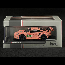 Porsche 911 RSR Type 991 n°92 Sieger 24h Le Mans 2018 Sau 1/43 Ixo Models LE43020