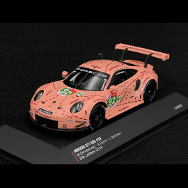 Porsche 911 RSR Type 991 n°92 Sieger 24h Le Mans 2018 Sau 1/43 Ixo Models LE43020