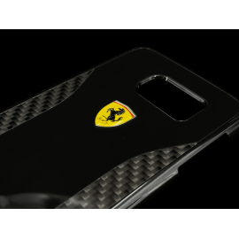 Ferrari Hard Case Low Cost Carbon Samsung Galaxy S7 F1 Team Leclerc / Hamilton Black L6171