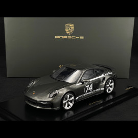 Porsche 911 Turbo S Type 992 2024 50th Anniversary Aventurine green 1/18 Spark WAP0211690SHDP