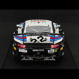 Porsche 911 GT3 R Typ 991 n° 22 24h Spa 2021 Martini Racing 1/18 Ixo Models LEGT18-23004