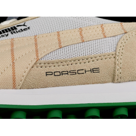 Porsche Schuhe 911 Easy Rider Puma Blanc Alpin / Vert 308649-02 - unisex