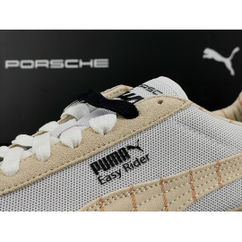 Porsche Schuhe 911 Easy Rider Puma Blanc Alpin / Vert 308649-02 - unisex