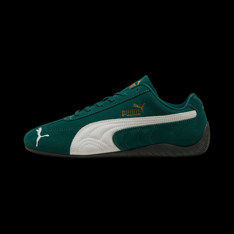 Speedcat Shoes Puma Sport Sneaker Green / White 398846-12