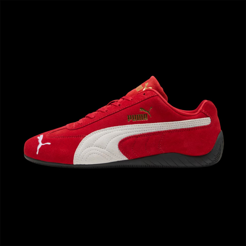 Speedcat Schuhe Puma Sport Sneaker Rot / weiß 398846-02