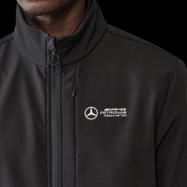 Mercedes Jacke AMG Petronas Softshell F1 Team Russell / Antonelli Schwarz 701227029-001 - herren