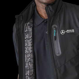 Mercedes Jacke AMG Petronas Günstige Ärmellose Jacke F1 Team Russell / Antonelli Schwarz 701227030-001 - herren