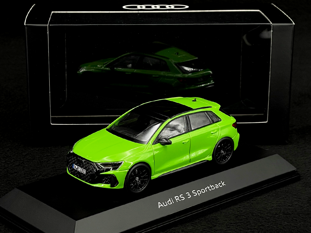 Audi RS3 Sportback 2022 Kyalami Green 1/43 Norev 5012413031