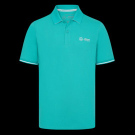 Poloshirt Mercedes Günstige AMG Petronas F1 Team Russell / Antonelli Petronas Grün 701227036-002 - herren