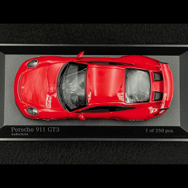 Porsche 911 GT3 Typ 991 2017 Indischrot 1/43 Minichamps 410066030