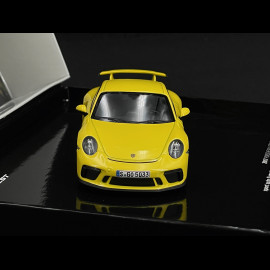 Porsche 911 GT3 Typ 991 2017 Test Nürburgring Racing Gelb 1/43 Minichamps 410066029