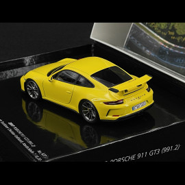 Porsche 911 GT3 Typ 991 2017 Test Nürburgring Racing Gelb 1/43 Minichamps 410066029