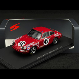 Porsche 911T n° 42 24h Le Mans 1969 1/43 Spark S9751