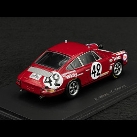 Porsche 911T n° 42 24h Le Mans 1969 1/43 Spark S9751