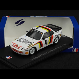 Porsche 944 Turbo Cup n° 10 Französischer Meister 1987 Metge 1/43 Spark SF311