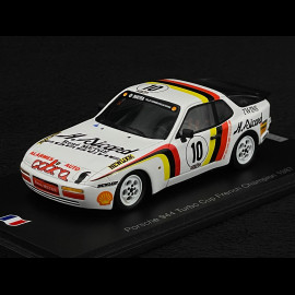 Porsche 944 Turbo Cup n° 10 Französischer Meister 1987 Metge 1/43 Spark SF311