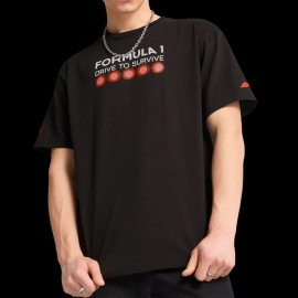 F1 T-shirt  Drive to Survive Puma Black 701235387-002 - men