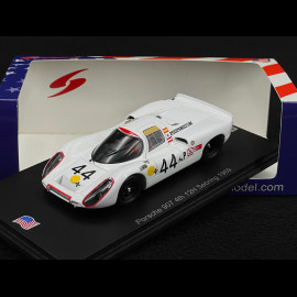 Porsche 907 n° 44 4. 12h Sebring 1969 1/43 Spark US273