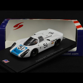 Porsche 907 n° 51 2. 12h Sebring 1968 1/43 Spark US272