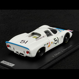 Porsche 907 n° 51 2. 12h Sebring 1968 1/43 Spark US272