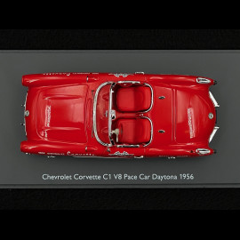 Chevrolet Corvette C1 V8 Pace Car Daytona 1956 Red 1/43 Schuco 43U00048