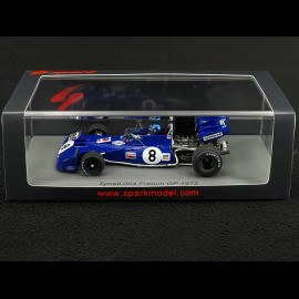 Patrick Depailler Tyrrell 004 n° 8 GP France 1972 1/43 Spark S7219