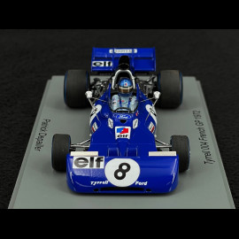 Patrick Depailler Tyrrell 004 n° 8 GP France 1972 1/43 Spark S7219