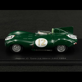 Jaguar Type D n° 12 24h Le Mans 1954 Stirling Moss 1/43 Spark S2927