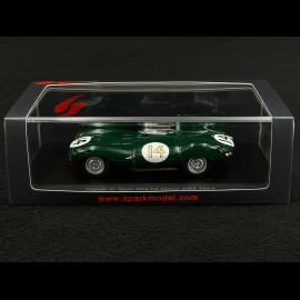 Jaguar Type D n° 14 2. 24h Le Mans 1954 1/43 Spark S2925