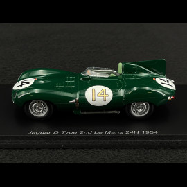 Jaguar Type D n° 14 2. 24h Le Mans 1954 1/43 Spark S2925